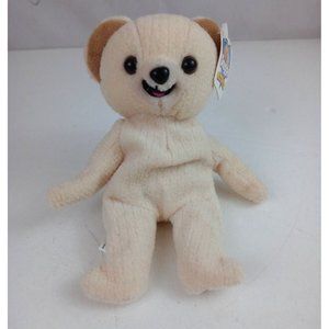 Vtg 1999 Lever Bros Snuggle Fabric Softener 7.5" Bean Bag Snuggle Bear With Tags